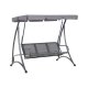 Dondolo da giardino Metallo Grigio