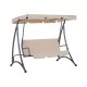 Dondolo da giardino Metallo Beige sabbia