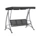 Dondolo da giardino Metallo Nero